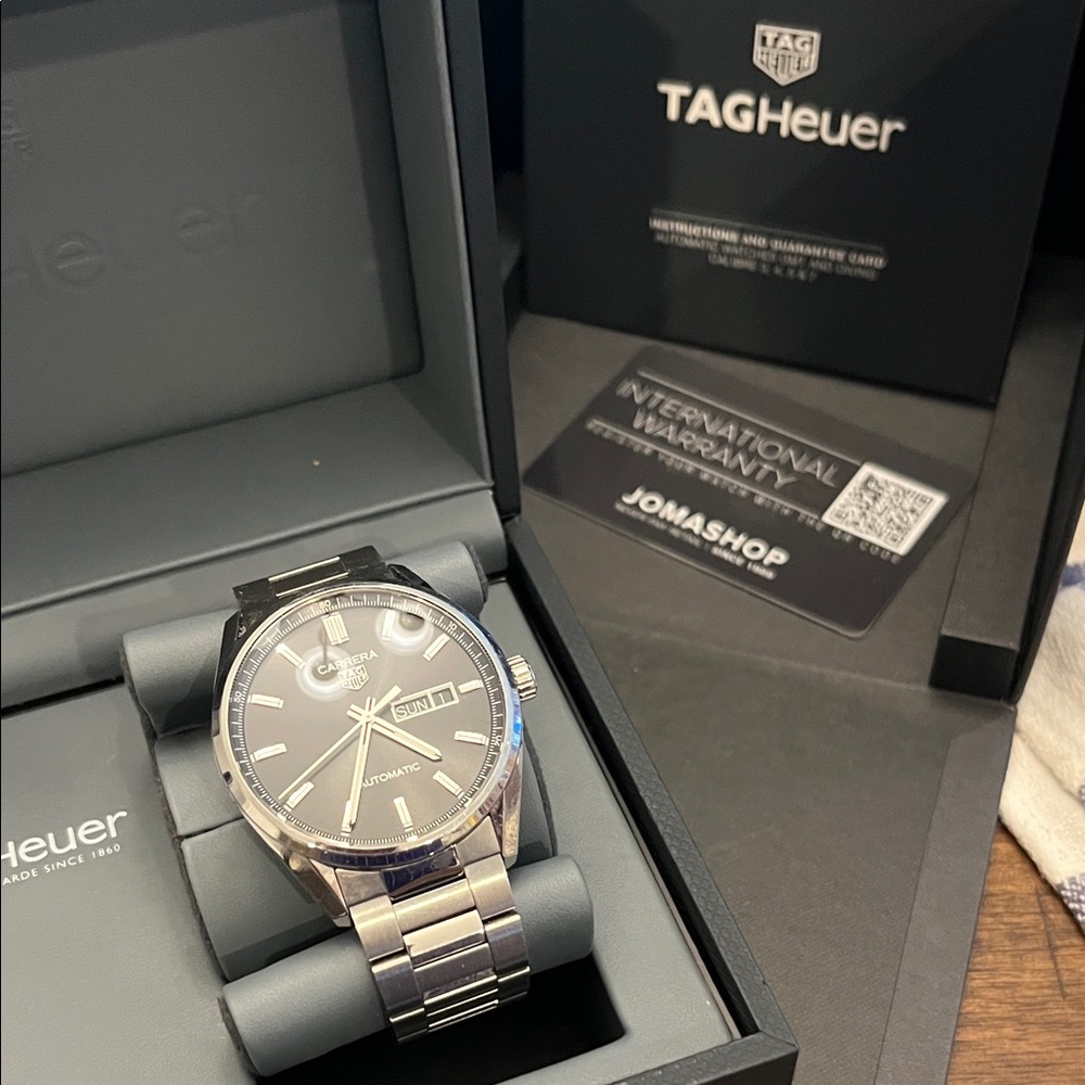 Authentic TAG Heuer Carrera Day-Date Automatic watch, reference WBN2013.FC6503. - Picture 8 of 10